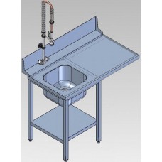 Стол предмоечный СПМФ-7-1 для фронтальной посуд/м машины МПК-500Ф с ванной арт.210000807932