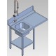 Стол предмоечный СПМФ-7-1 для фронтальной посуд/м машины МПК-500Ф с ванной арт.210000807932